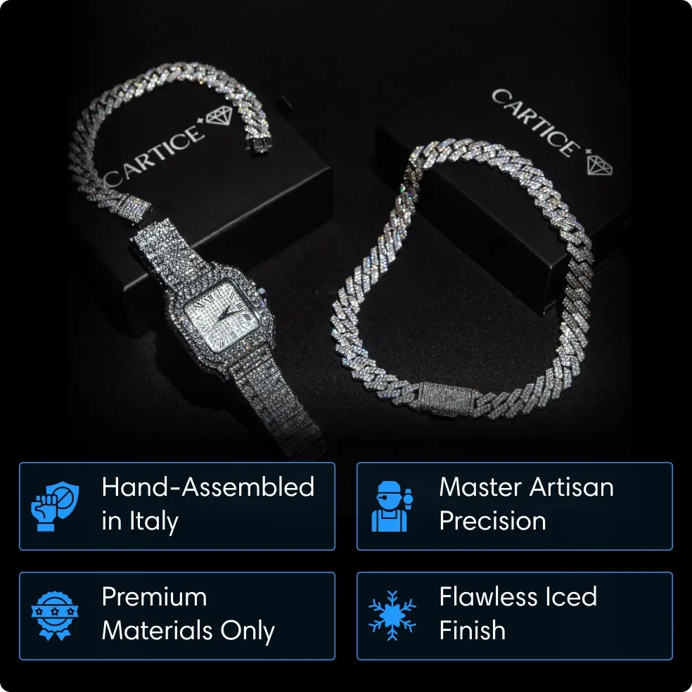 Velore Ice Iced Out Watch