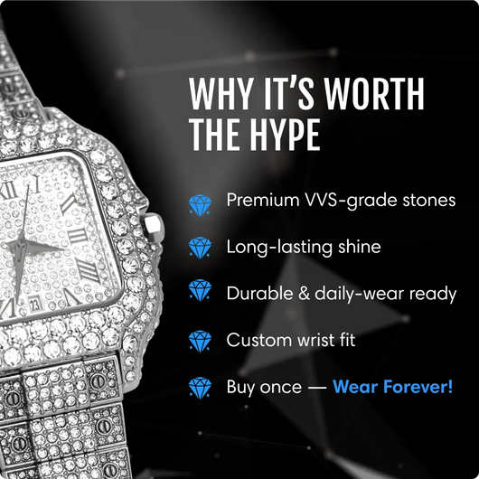Velore Ice Iced Out Watch