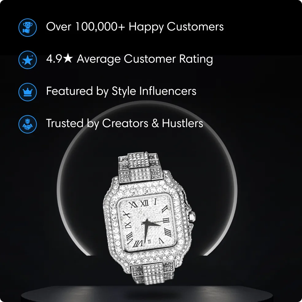 Velore Ice Iced Out Watch