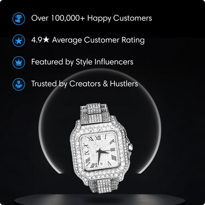 Velore Ice Iced Out Watch
