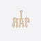ROCKSTAR CUSTOM NAME PENDANT - GOLD