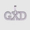 Custom VVS Letter Pendant - White Gold