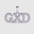 Custom VVS Letter Pendant - White Gold