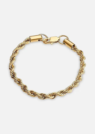 5mm Rope Bracelet - Gold