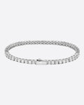 3MM tennis bracelet - White Gold