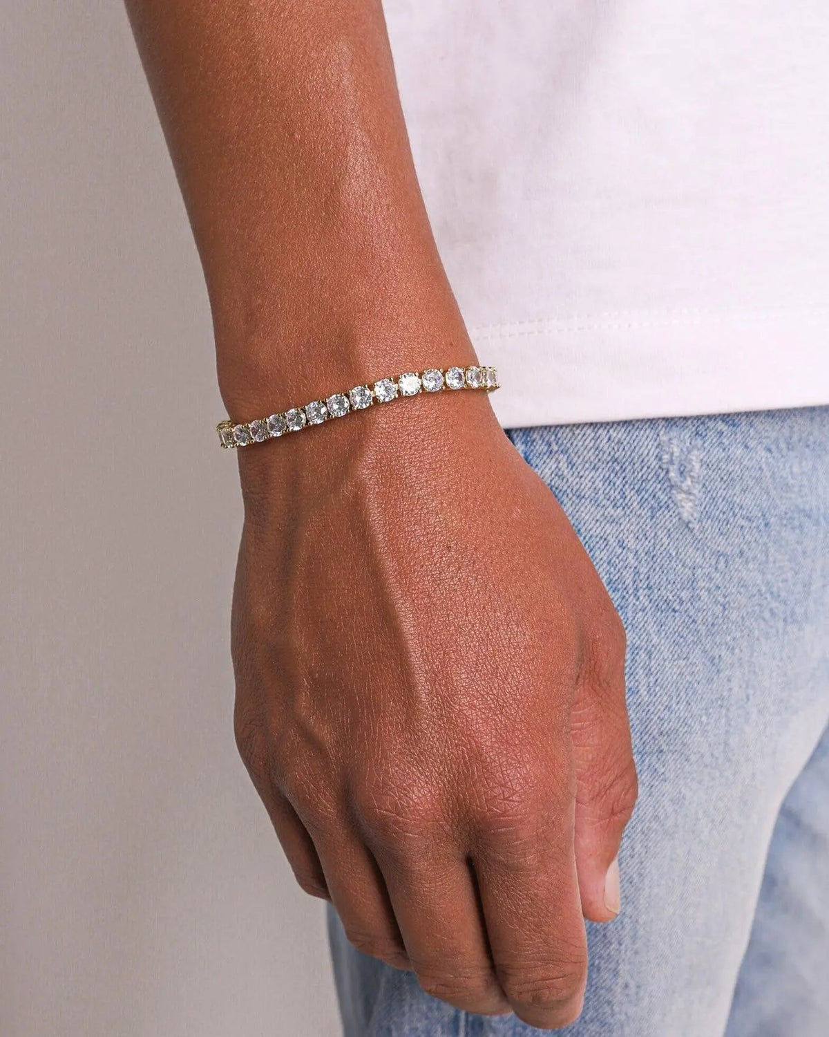 5MM TENNIS Bracelet - Gold