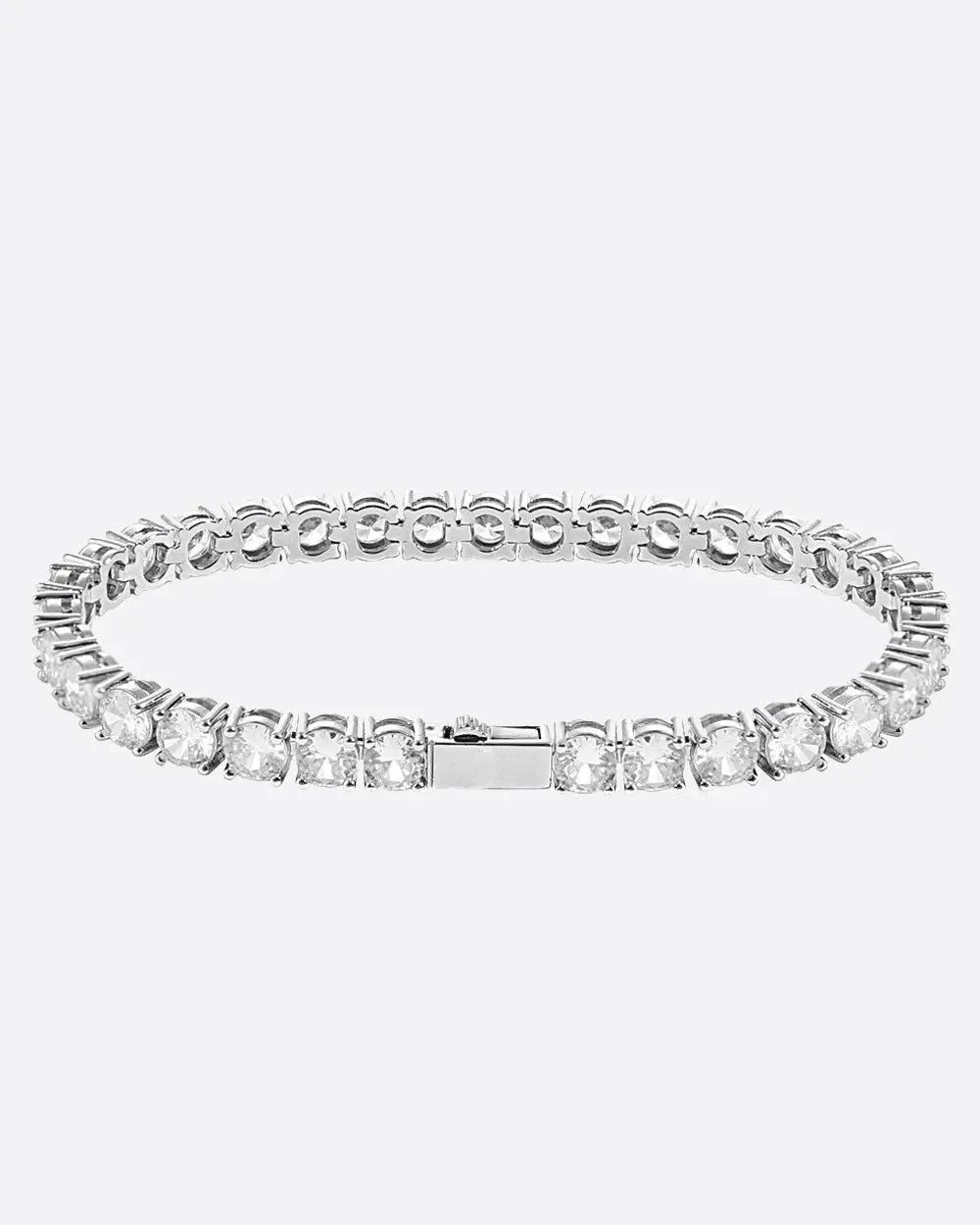 5MM TENNIS Bracelet - White Gold